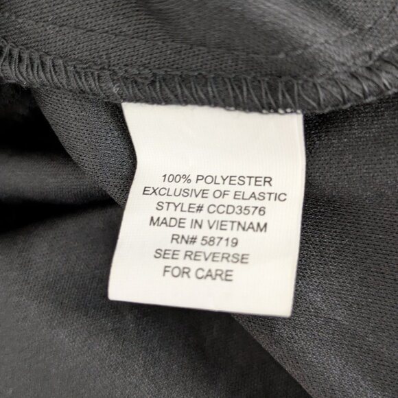 NWT NY Collection 3/4 Sleeve Belted Chiffon Handkerchief Hem Dress - Picture 10 of 11